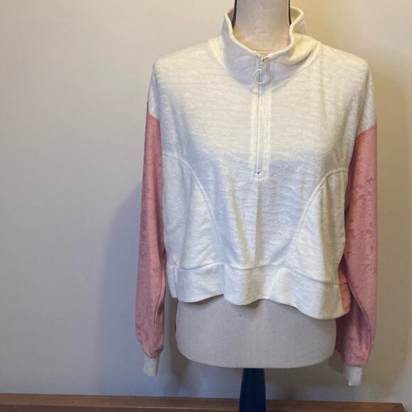 Revolve L*Space Best Life Terry Pullover in Primrose & Cream XL - Picture 7 of 12